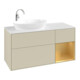 V&B Waschtischunterschrank Finion 120cm, Pl w m, Rg gol m Lac, si Gr m Lac-1