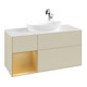 V&B Waschtischunterschrank Finion 120cm, Pl w m, Rg gol m Lac, si Gr m Lac-1