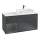 V&B Waschtischunterschrank Finion 120cm, Pl w m, Rg l A m, md bl. m Lac-1