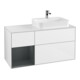 V&B Waschtischunterschrank Finion 120cm, Pl w m, Rg l md b m La, g wh. Lac-1