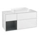 V&B Waschtischunterschrank Finion 120cm, Pl w m, Rg l md b m La, g wh. Lac-1