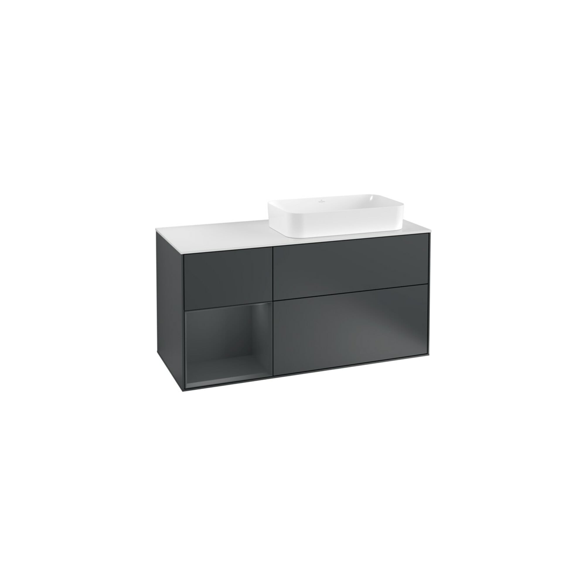 V&B Waschtischunterschrank Finion 120cm, Pl w m, Rg l md b m La, md b m La ; Villeroy & Boch