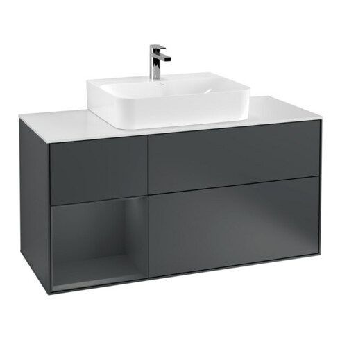 V&B Waschtischunterschrank Finion 120cm, Pl w m, Rg l md b m La, md b m La