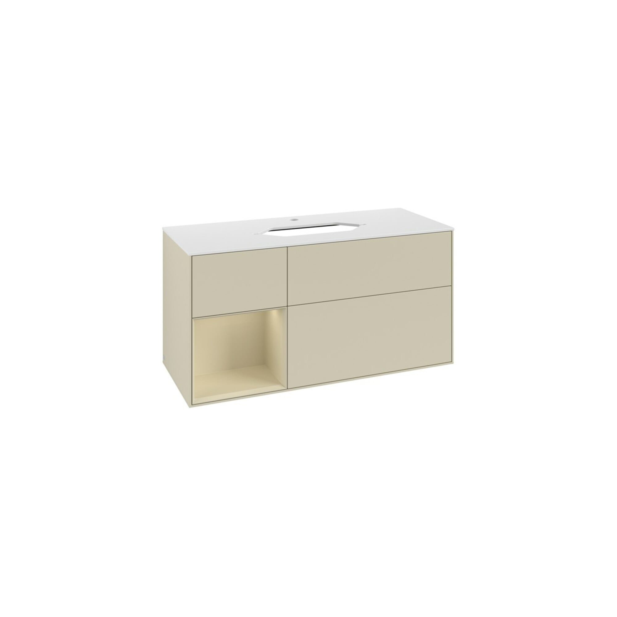 V&B Waschtischunterschrank Finion 120cm, Pl w m, Rg l si G m La, si G m La ; Villeroy & Boch