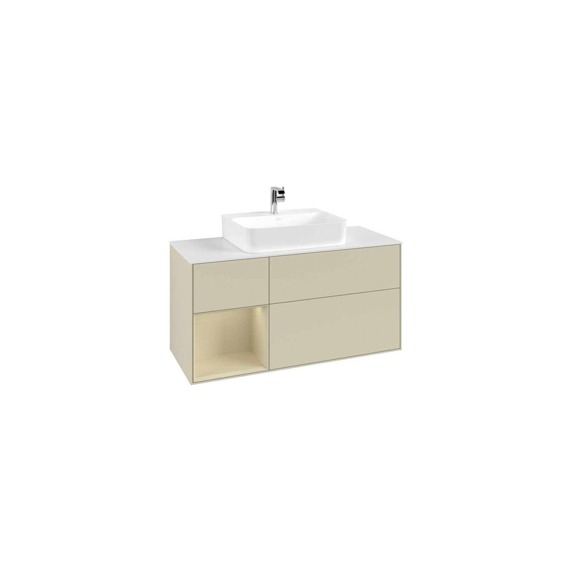 V&B Waschtischunterschrank Finion 120cm, Pl w m, Rg l si G m La, si G m La ; Villeroy & Boch