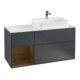 V&B Waschtischunterschrank Finion 120cm, Pl w m, Rg l wal ven, md b m Lac-1