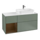 V&B Waschtischunterschrank Finion 120cm, Pl w m, Rg li wal ven, Oli. m Lac