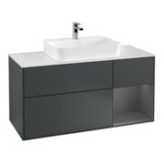 V&B Waschtischunterschrank Finion 120cm, Pl w m, Rg r A m, md bl. m Lac