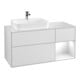 V&B Waschtischunterschrank Finion 120cm, Pl w m, Rg r g wh. Lac, wh. m Lac-1