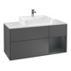 V&B Waschtischunterschrank Finion 120cm, Pl w m, Rg r md b m La, A m-1