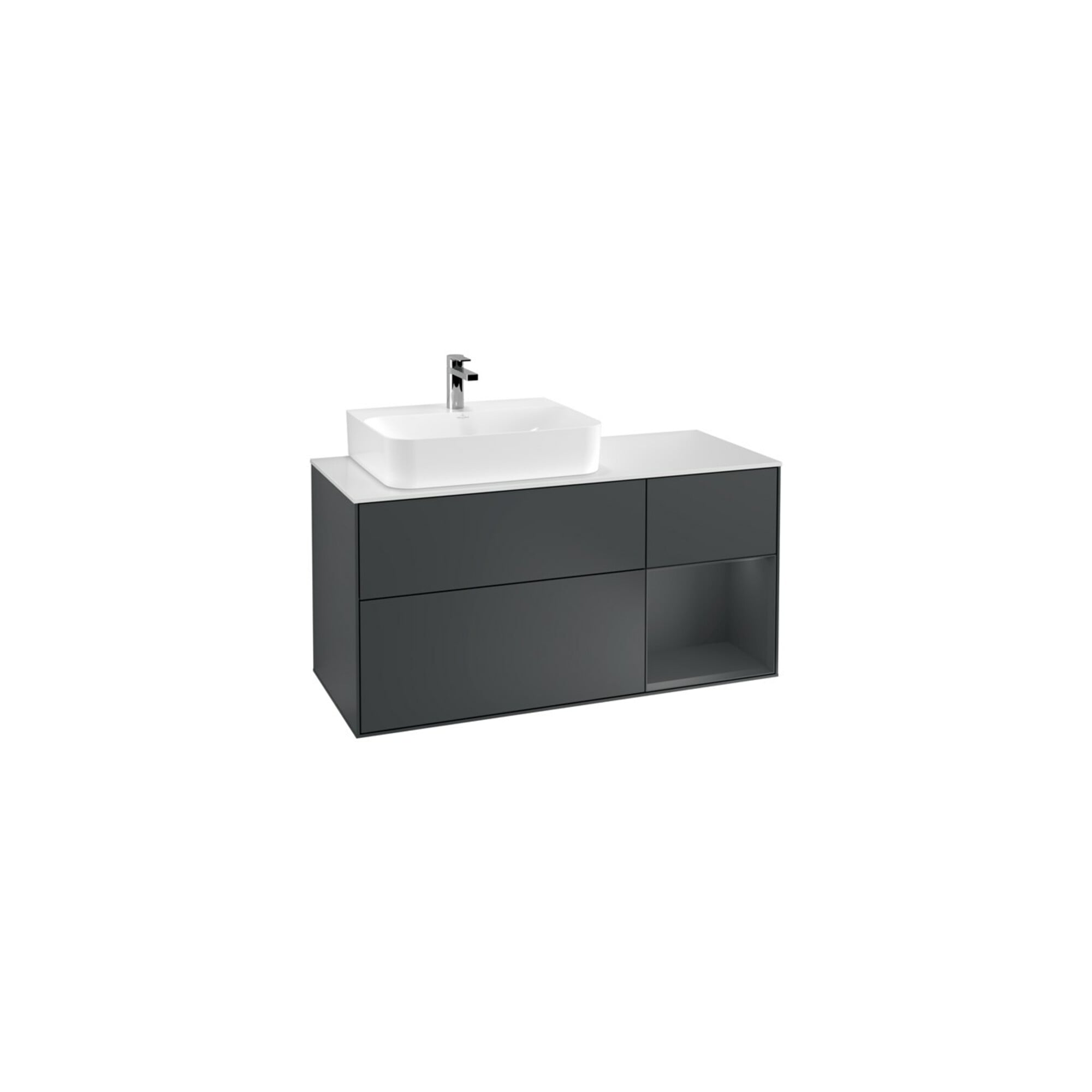 V&B Waschtischunterschrank Finion 120cm, Pl w m, Rg r md b m La, md b m La ; Villeroy & Boch