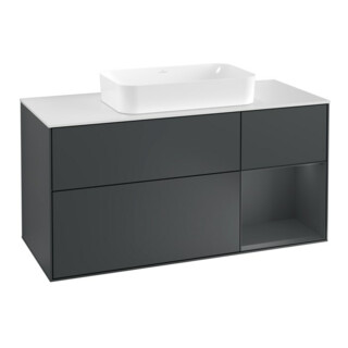 V&B Waschtischunterschrank Finion 120cm, Pl w m, Rg r md b m La, md b m La