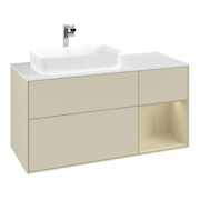 V&B Waschtischunterschrank Finion 120cm, Pl w m, Rg r si G m La, si G m La