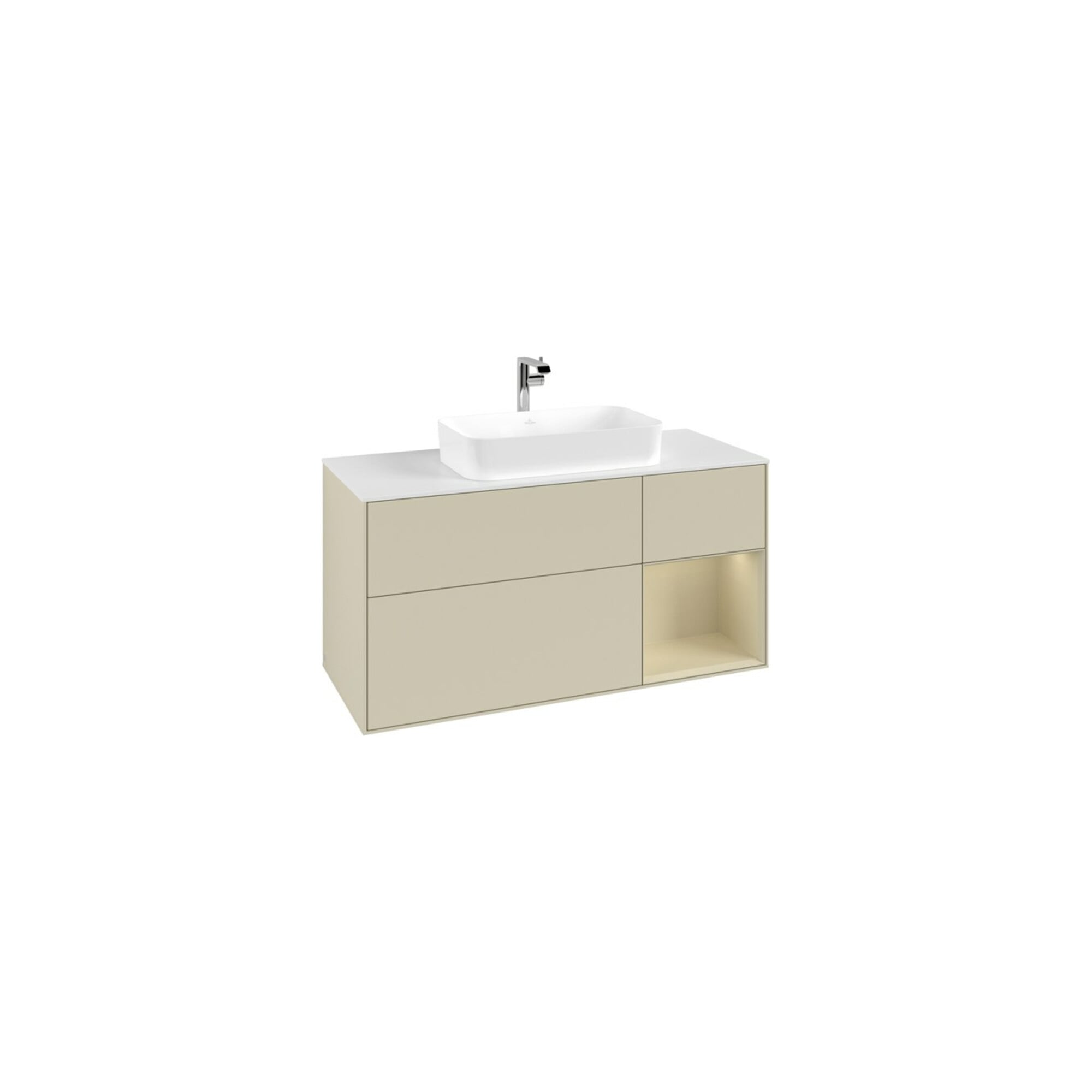 V&B Waschtischunterschrank Finion 120cm, Pl w m, Rg r si G m La, si G m La ; Villeroy & Boch