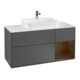 V&B Waschtischunterschrank Finion 120cm, Pl w m, Rg re wal ven, Anthrac. m-1