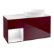 V&B Waschtischunterschrank Finion 120cm, Pl wh. m, Reg glo wh. Lac, Peo m-1