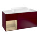 V&B Waschtischunterschrank Finion 120cm, Pl wh. m, Reg li Oa ven, Peo m-1