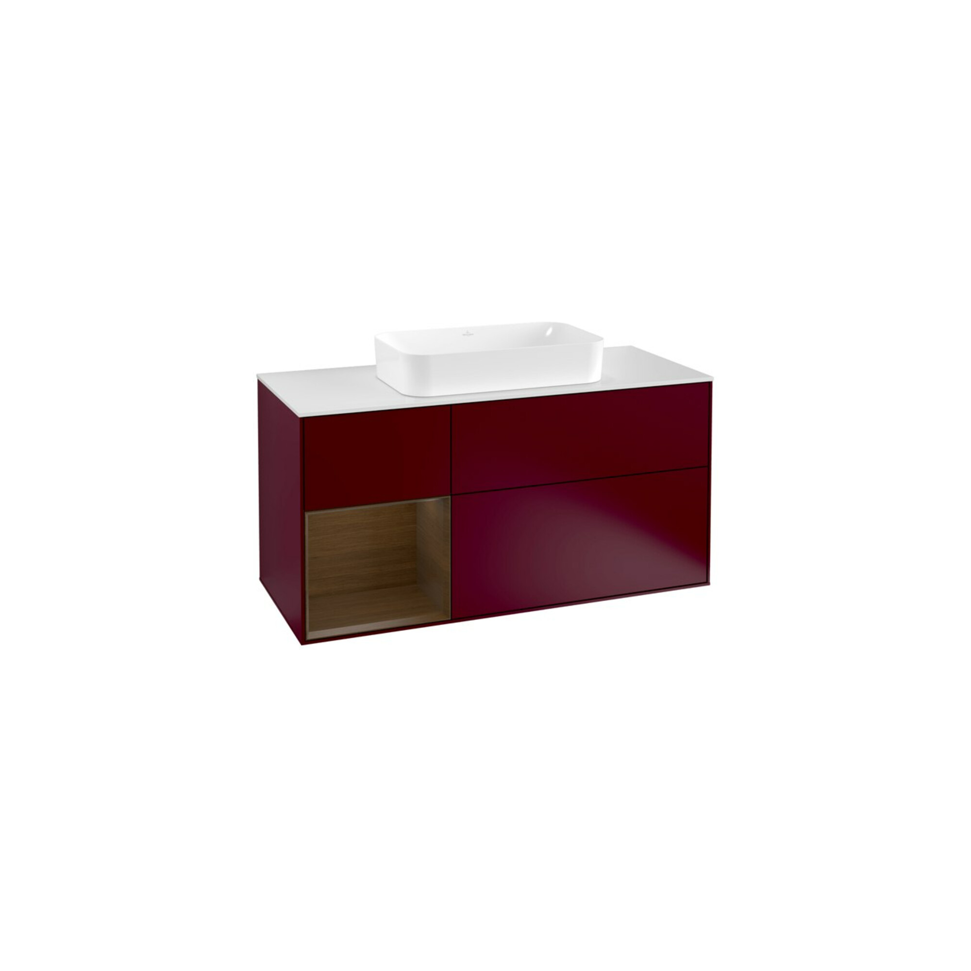 V&B Waschtischunterschrank Finion 120cm, Pl wh. m, Reg li wal ven, Peo m ; Villeroy & Boch