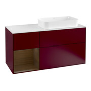 V&B Waschtischunterschrank Finion 120cm, Pl wh. m, Reg li wal ven, Peo m