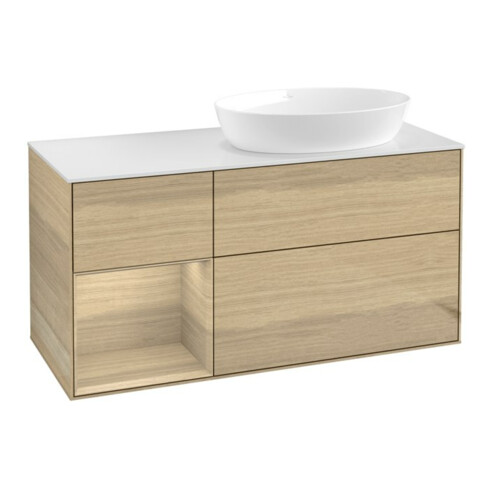 V&B Waschtischunterschrank Finion 120cm, Pl wh. m, Reg Oa ven, Oa ven