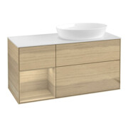 V&B Waschtischunterschrank Finion 120cm, Pl wh. m, Reg Oa ven, Oa ven