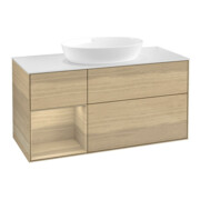 V&B Waschtischunterschrank Finion 120cm, Pl wh. m, Reg Oa ven, Oa ven