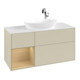 V&B Waschtischunterschrank Finion 120cm, Pl wh. m, Reg Oa ven, si Gr m Lac-1