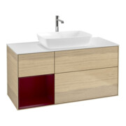 V&B Waschtischunterschrank Finion 120cm, Pl wh. m, Reg Peo m Lac, Oa ven