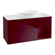 V&B Waschtischunterschrank Finion 120cm, Pl wh. m, Reg Peo m Lac, Peo m