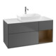 V&B Waschtischunterschrank Finion 120cm, Pl wh. m, Reg wal ven, Anthrac. m-1