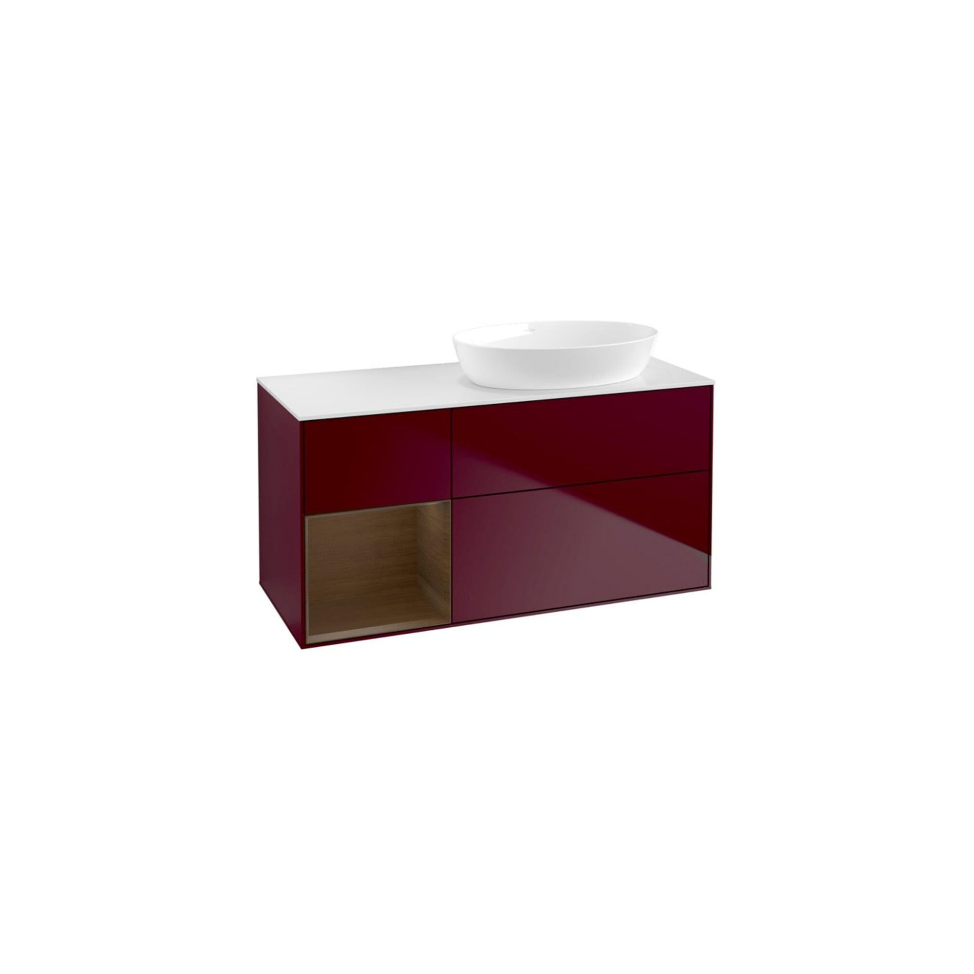 V&B Waschtischunterschrank Finion 120cm, Pl wh. m, Reg wal ven, Peo m ; Villeroy & Boch