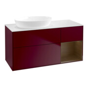 V&B Waschtischunterschrank Finion 120cm, Pl wh. m, Reg wal ven, Peo m