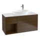 V&B Waschtischunterschrank Finion 120cm, Pl wh. m, Reg wal ven, wal ven-1