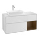 V&B Waschtischunterschrank Finion 120cm, Pl wh. m, Reg wal ven, wh. m Lac-1