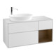V&B Waschtischunterschrank Finion 120cm, Pl wh. m, Reg wal ven, wh. m Lac-1