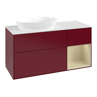 V&B Waschtischunterschrank Finion 120cm, Pl wh. m, si Gr m Lac, Peo m