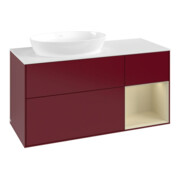 V&B Waschtischunterschrank Finion 120cm, Pl wh. m, si Gr m Lac, Peo m