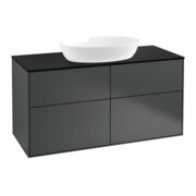 V&B Waschtischunterschrank Finion 120x60,3cm, Abd.-Pl. bla m, md bl. m Lac