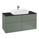 V&B Waschtischunterschrank Finion 120x60,3cm, Abd.-Pl. bla m, Oli. m Lac-1