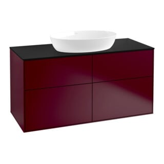 V&B Waschtischunterschrank Finion 120x60,3cm, Abd.-Pl. bla m, Peony Matt