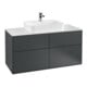 V&B Waschtischunterschrank Finion 120x60,3cm, Abd.-Pl. wh. m, md bl. m Lac-1
