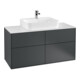V&B Waschtischunterschrank Finion 120x60,3cm, Abd.-Pl. wh. m, md bl. m Lac-1