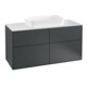 V&B Waschtischunterschrank Finion 120x60,3cm, Abd.-Pl. wh. m, md bl. m Lac-1