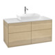 V&B Waschtischunterschrank Finion 120x60,3cm, Abd.-Pl. wh. m, Oak Veneer-1