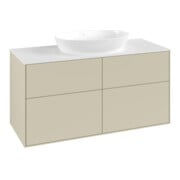 V&B Waschtischunterschrank Finion 120x60,3cm, Abd.-Pl. wh. m, si Gr m Lac