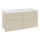 V&B Waschtischunterschrank Finion 120x60,3x50,1cm, Gl. wh. m, si Gr m Lac-1