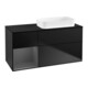 V&B Waschtischunterschrank Finion 120x60 cm, Reg li Anthrac. m, bla m Lac-1