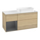 V&B Waschtischunterschrank Finion 120x60 cm, Reg li Anthrac. m, Oak Veneer-1