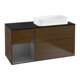 V&B Waschtischunterschrank Finion 120x60 cm, Reg li Anthrac. m, wal veneer-1