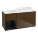 V&B Waschtischunterschrank Finion 120x60 cm, Reg li bla m Lac, wal veneer-1